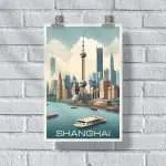 Shanghai The Bund Poster