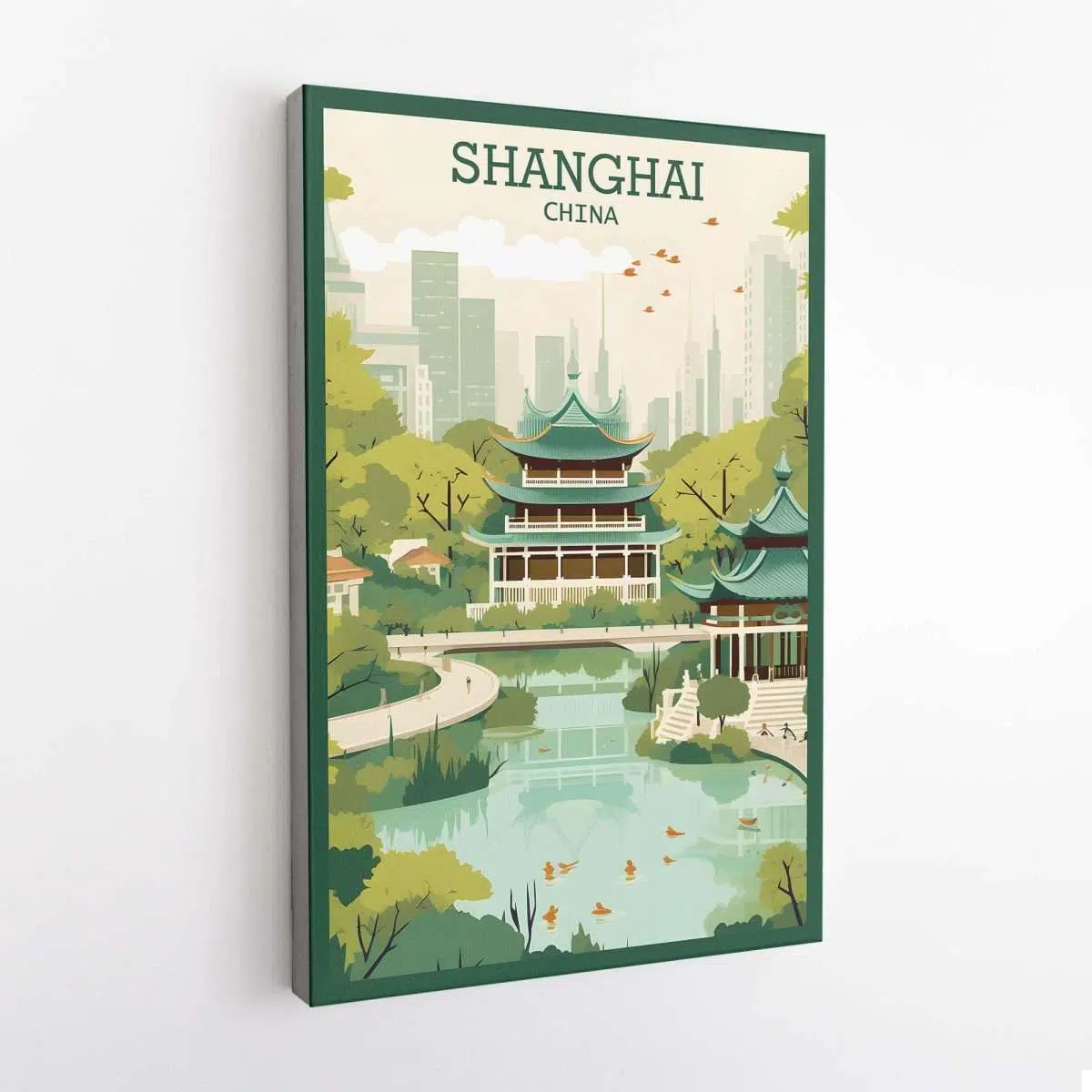 Shanghai Yuyuan Garden Canvas