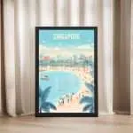 Singapore Sentosa Island Framed Poster