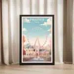 VIenna Prater Park Framed Poster