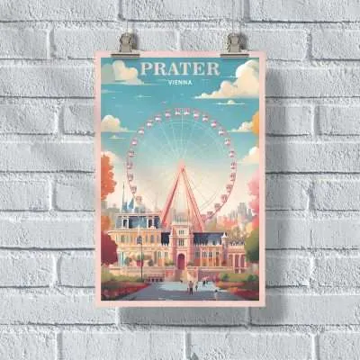 VIenna Prater Park Poster