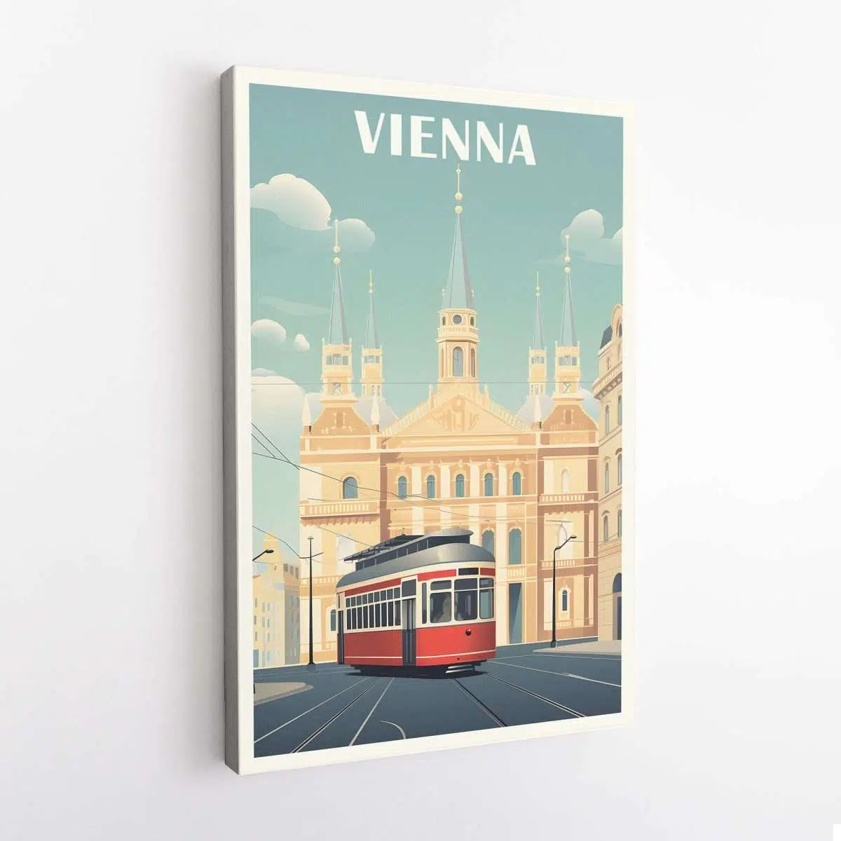 VIenna Tram Canvas