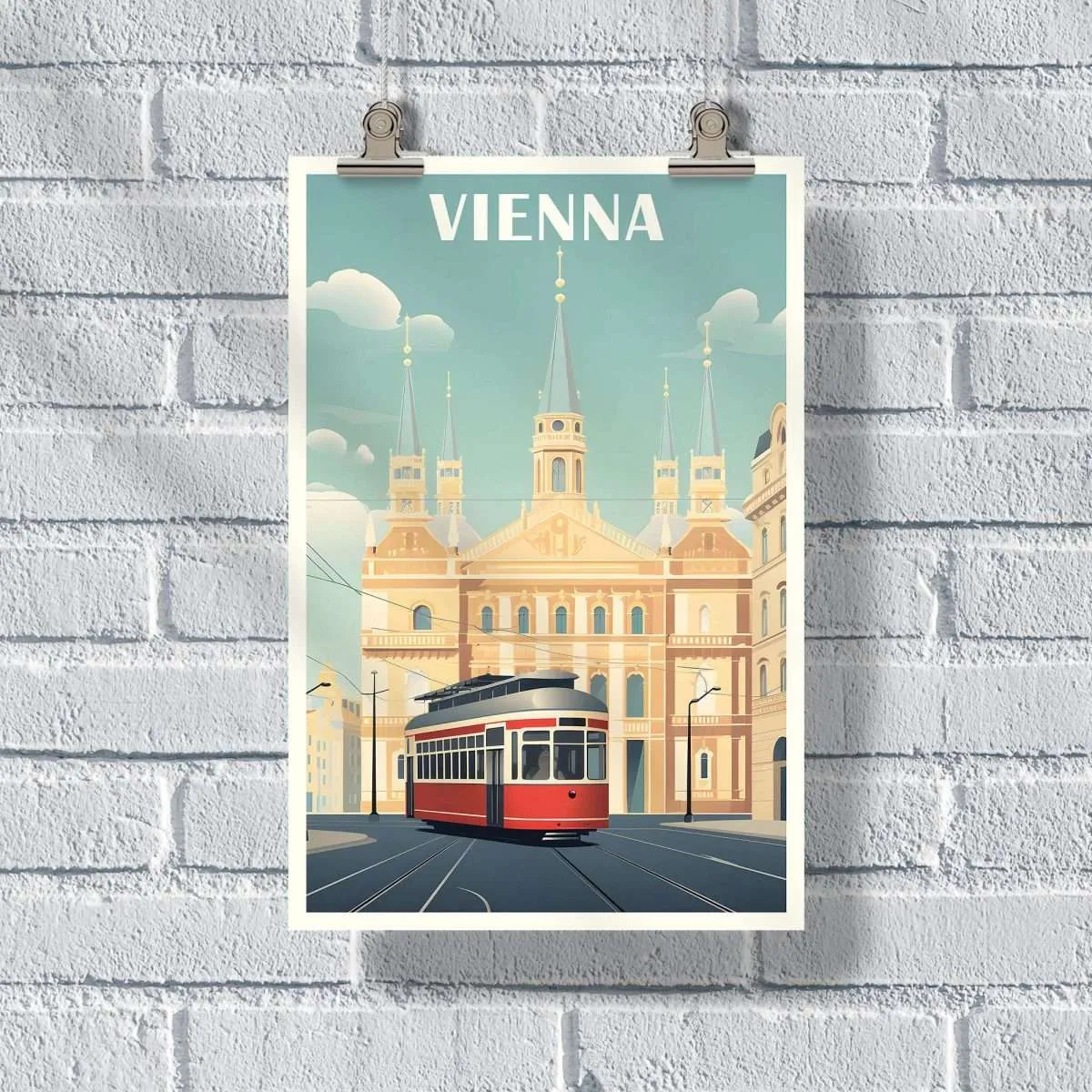 VIenna Tram Poster