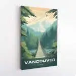 Vancouver Capilano Suspension Bridge Canvas