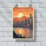 Vancouver Skyline Poster