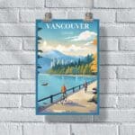 Vancouver Stanley Park Seawall Poster