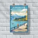 Vancouver Stanley Park Seawall Poster