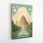 Cancun Chichen Itza Canvas