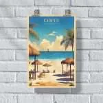 Cancun Mayan Riviera Beach Poster