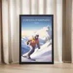 Cortina D'Ampezzo Alpine Beauty Framed Poster