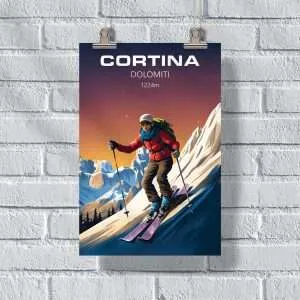 Cortina D'Ampezzo Dolomiti Poster