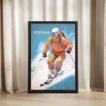 Cortina D'Ampezzo Extreme Alpine Adventures Framed Poster