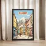 Krakow Kazimierz District Framed Poster