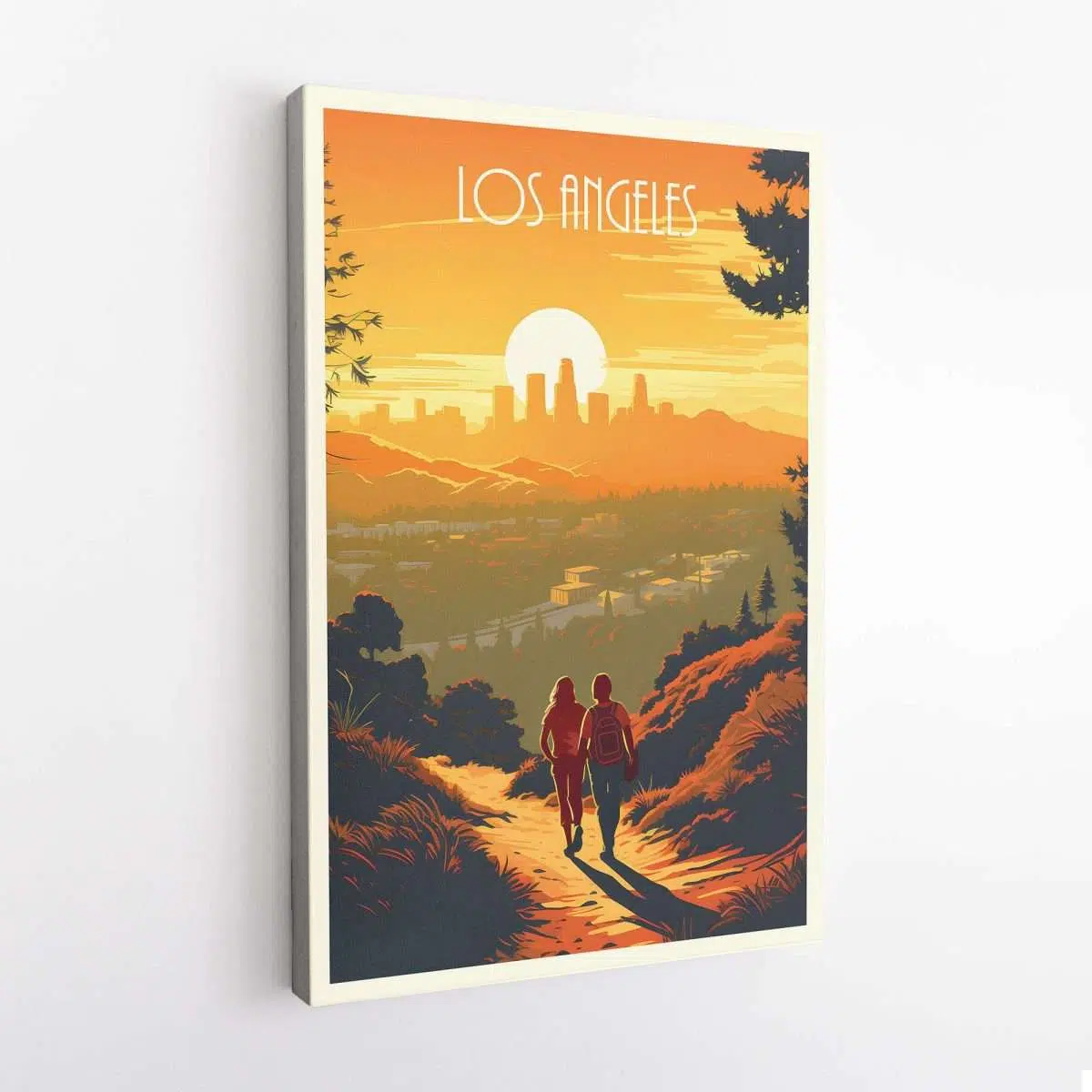 Los Angeles Griffith Park Hiking Canvas