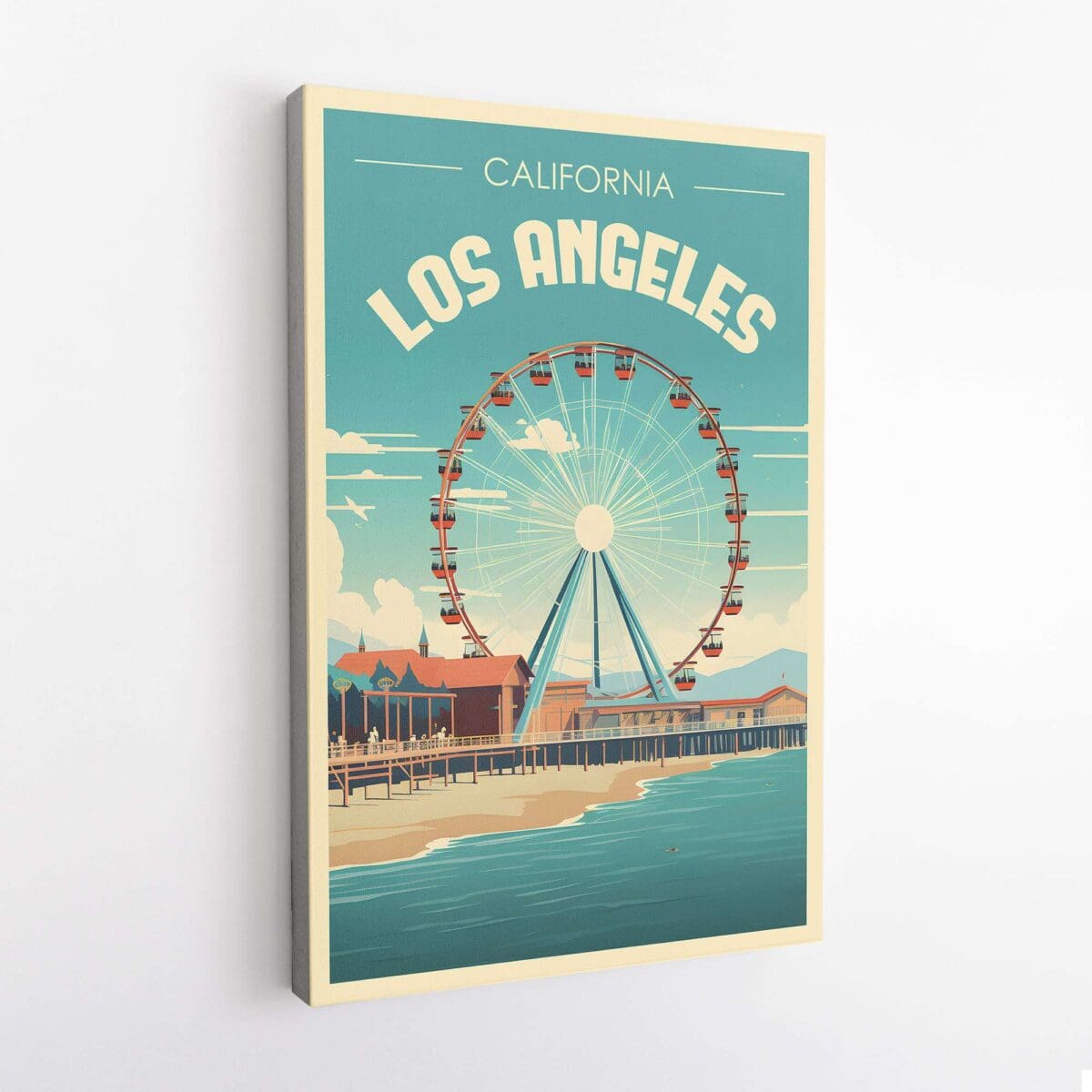 Los Angeles Santa Monica Pier Canvas