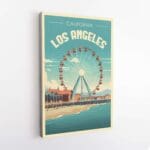 Los Angeles Santa Monica Pier Canvas