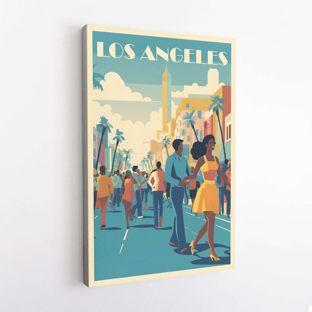 Los Angeles Venice Beach Boardwalk Canvas