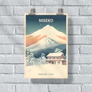 Niseko Japanese Paradise Poster