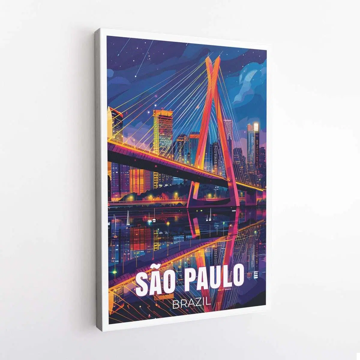 Sao Paulo Octávio Frias De Oliveira Bridge Canvas