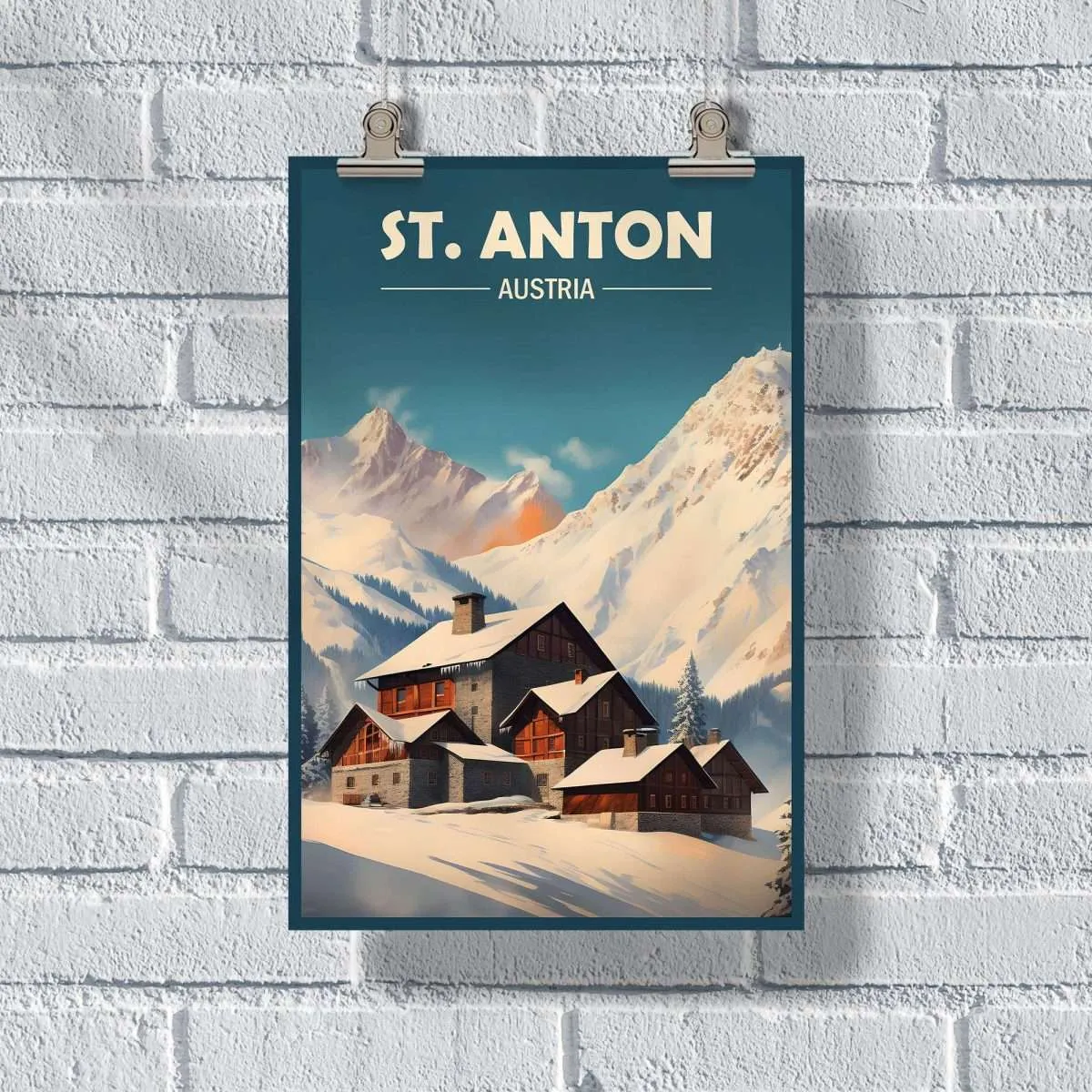 St. Anton Austrian Charm Poster