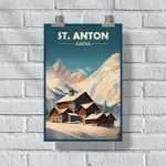 St. Anton Austrian Charm Poster