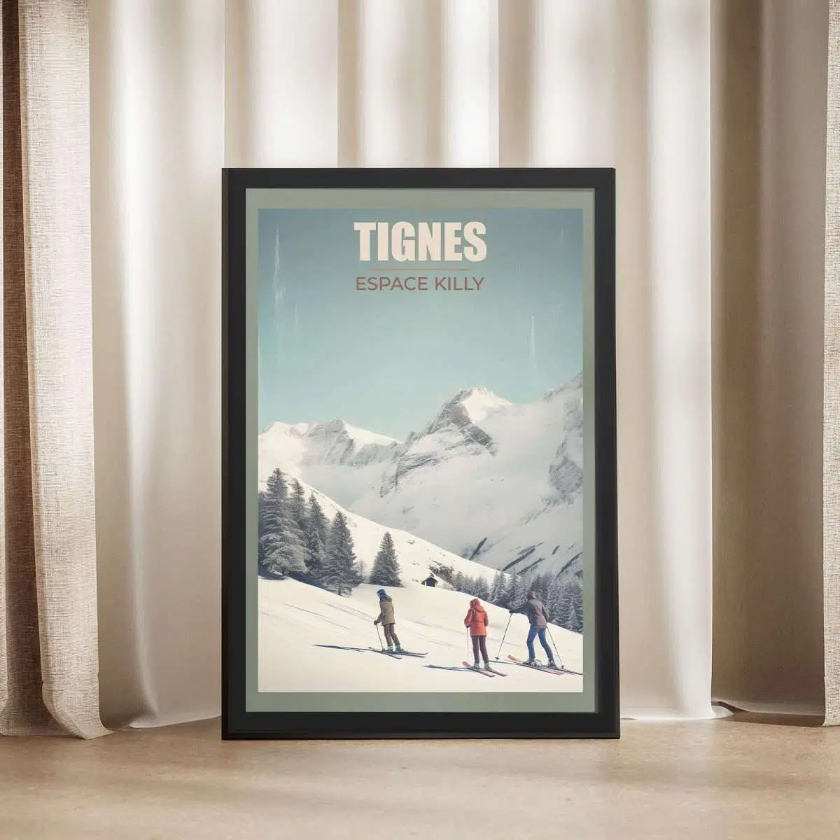 Tignes Espace Killy Framed Poster 2