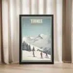 Tignes Espace Killy Framed Poster 2