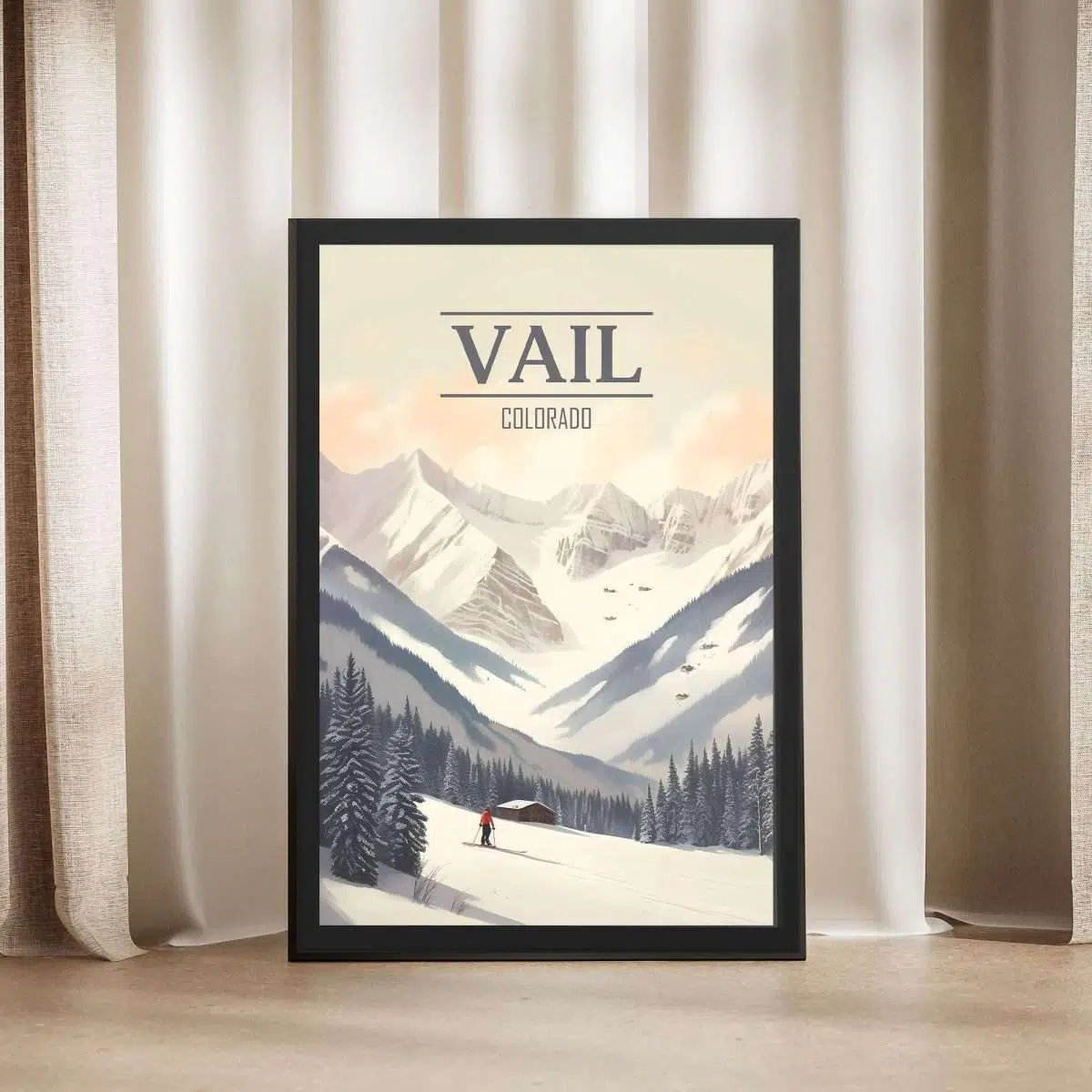 Vail Rocky Mountain Beauty Framed Poster