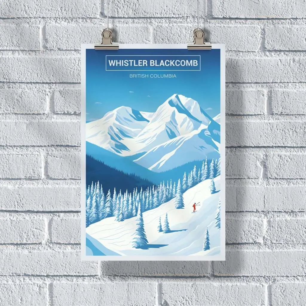 Whistler Blackcomb Alpine Paradise Poster