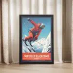 Whistler Blackcomb Extreme Adventures Framed Poster