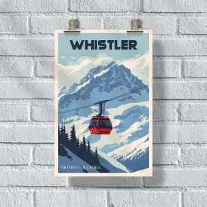 Whistler Blackcomb Gondola Gateway Poster