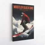 Whistler Blackcomb Monoski Canvas