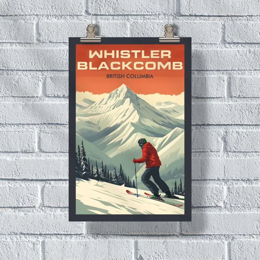 Whistler Blackcomb Mountain Majesty Poster