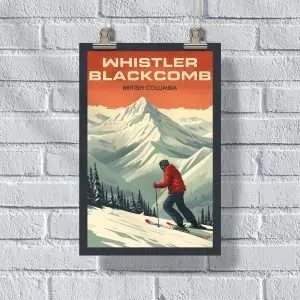 Whistler Blackcomb Mountain Majesty Poster