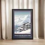 Whistler Blackcomb Ski In Ski Out Luxury Framed Poster