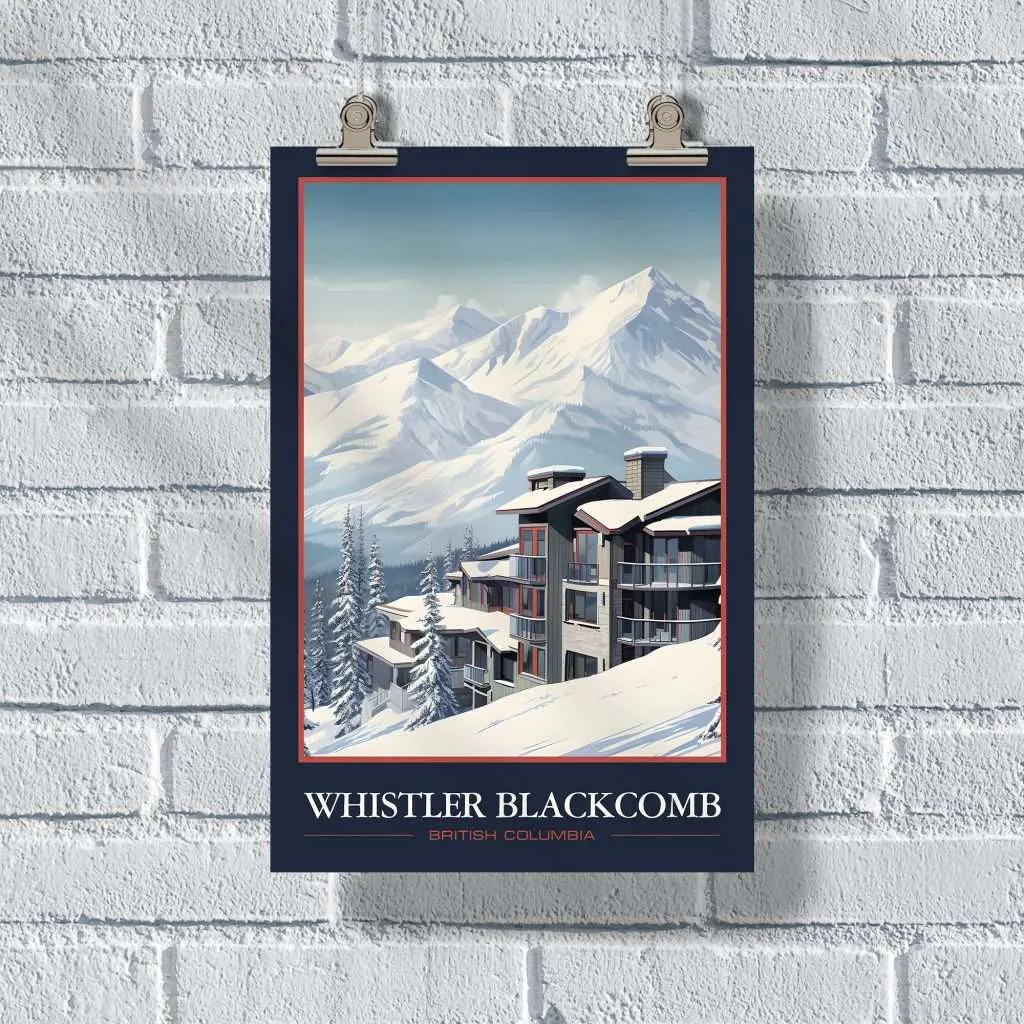 Whistler Blackcomb Ski In Ski Out Luxury Poster