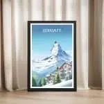 Zermatt Matterhorn Majesty Framed Poster