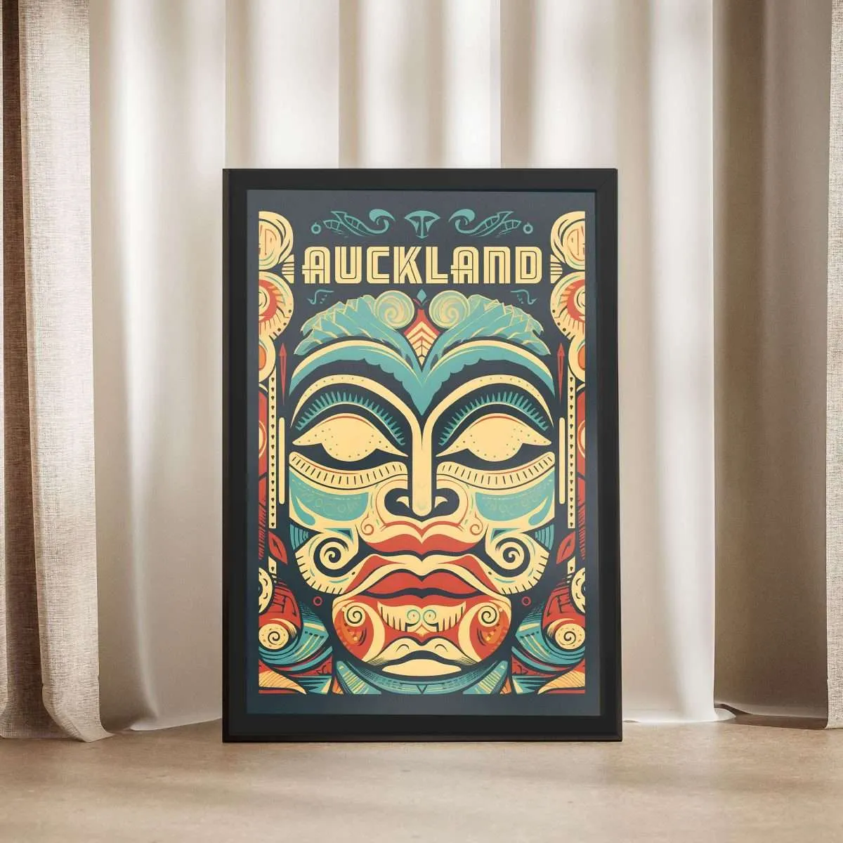 Auckland Maori Culture Framed Poster