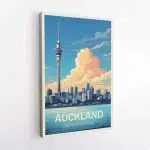 Auckland Sky Tower Canvas