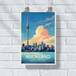 Auckland Sky Tower Poster