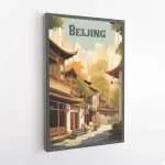 Beijing Hutongs And Courtyards Canvas