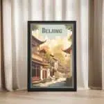 Beijing Hutongs And Courtyards Framed Poster