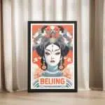 Beijing Peking Opera Framed Poster