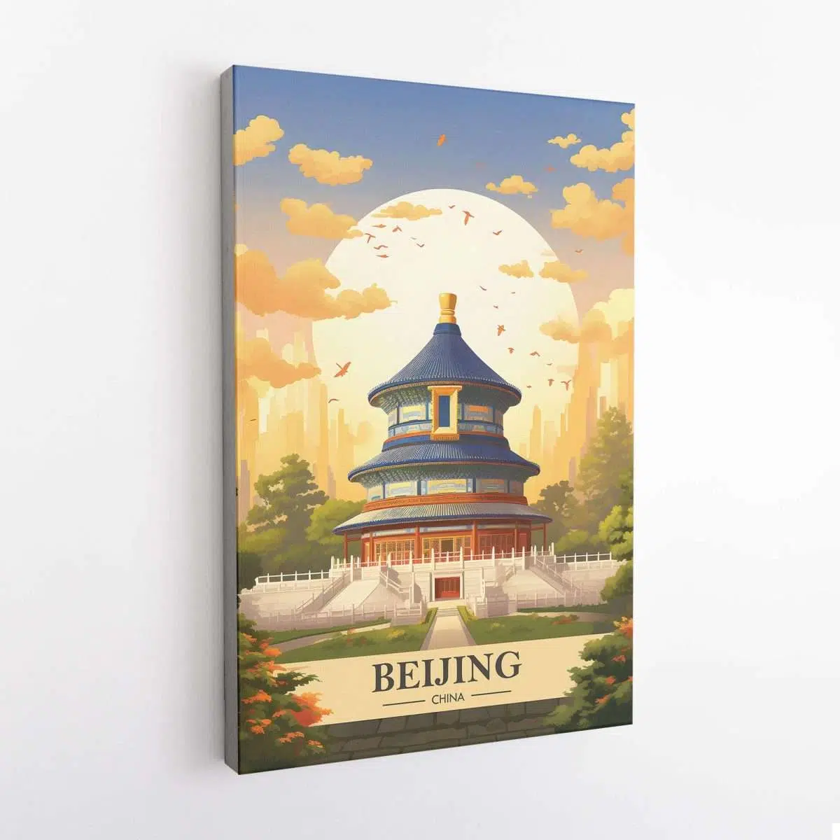 Beijing Temple Of Heaven Canvas