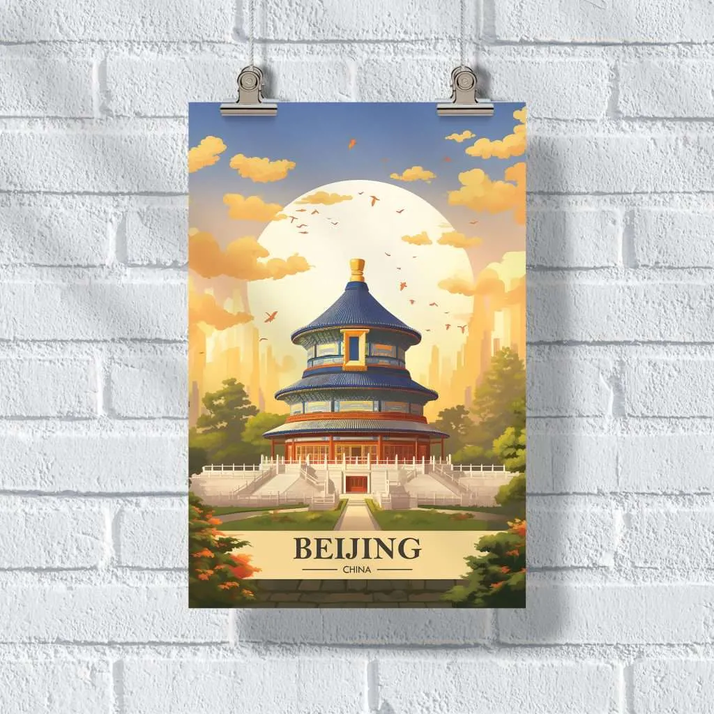 Beijing Temple Of Heaven Poster