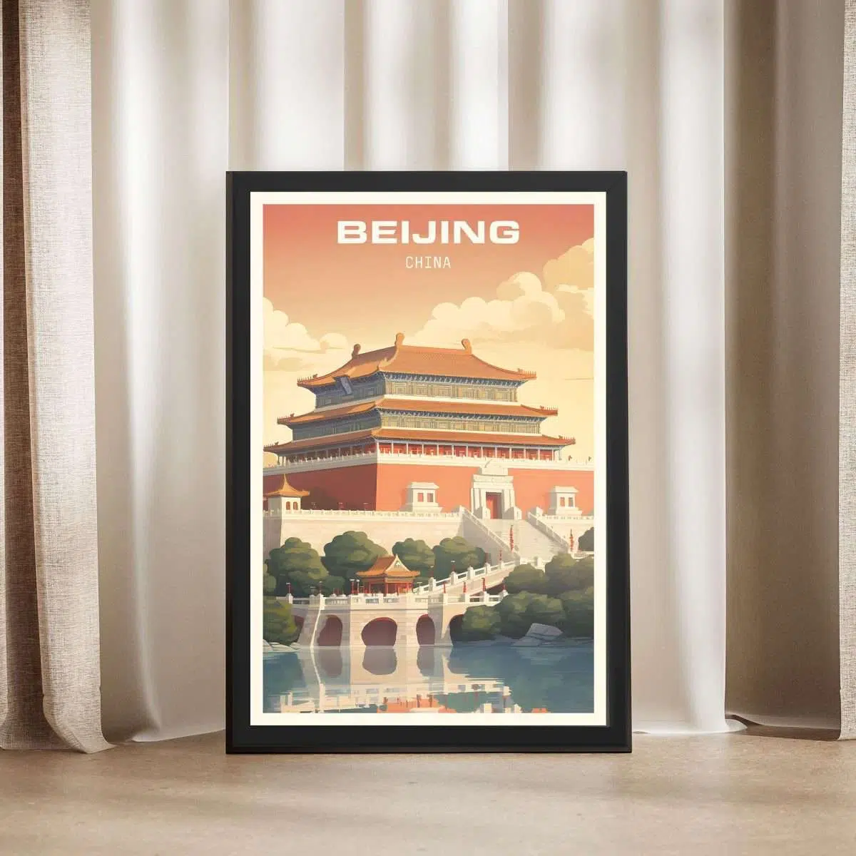 Beijing The Forbidden City Framed Poster