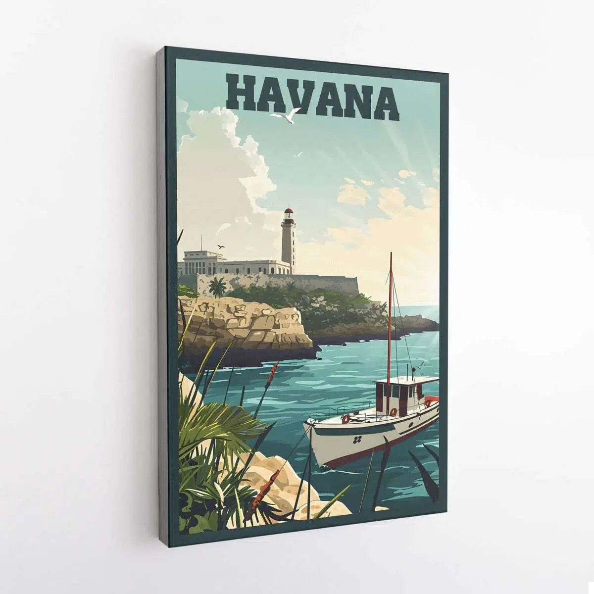 Havana Morro Castle Canvas