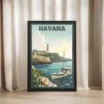 Havana Morro Castle Framed Poster