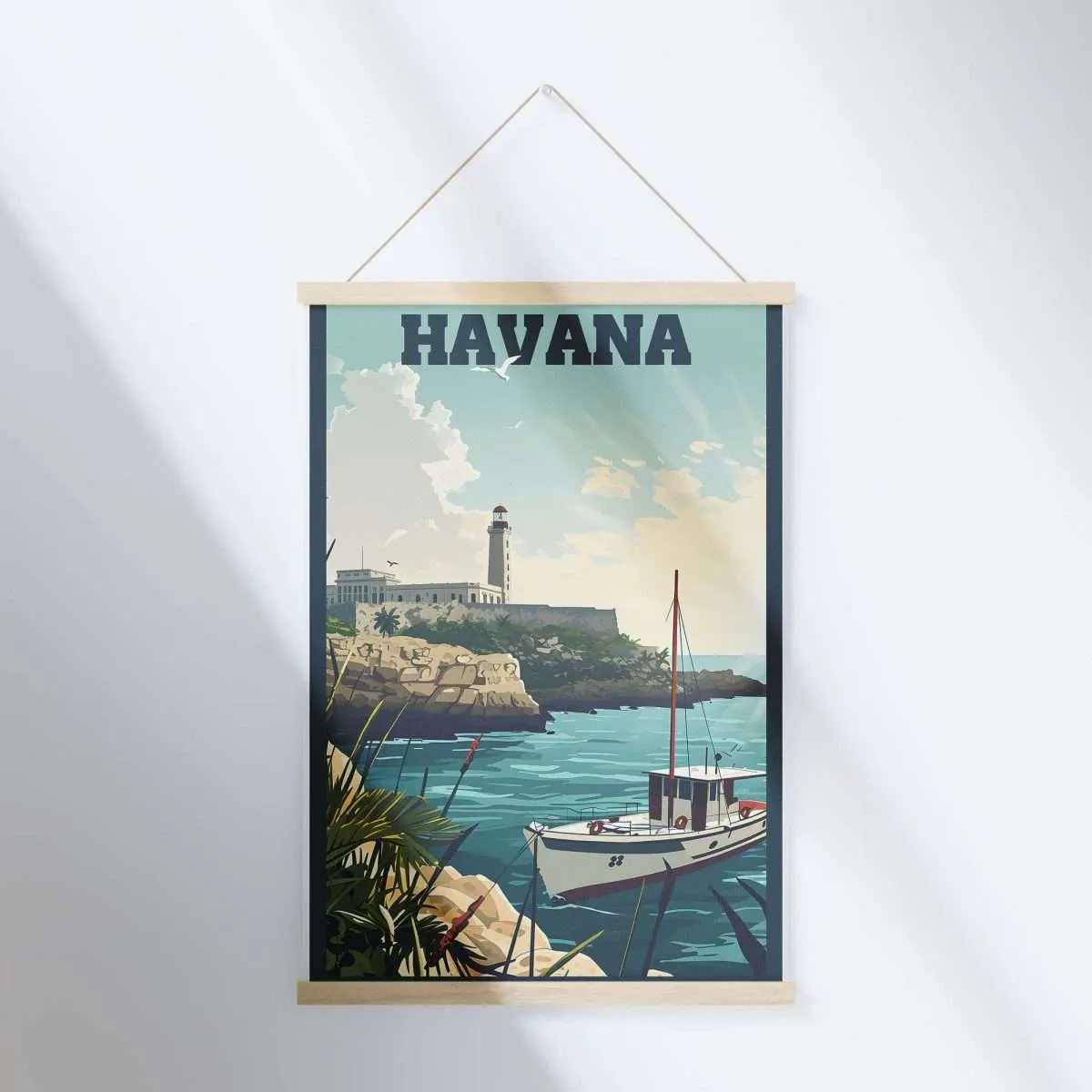 Havana Morro Castle Hanger Poster