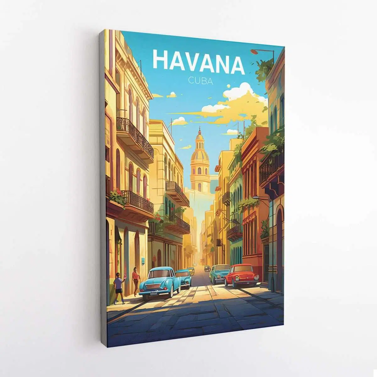 Havana Old Havana Streets Canvas